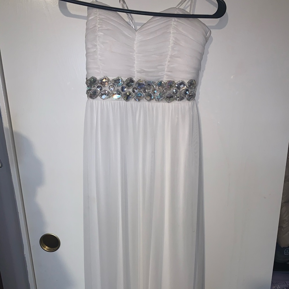 Homecoming/prom White long dress